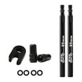 thumbnail image 1 of ZLight Presta Value Extender Values Extension with Core & Adaptor 2pcs Red 60mm 2 pcs Black 80mm, 1 of 2