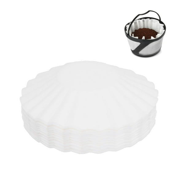Filter Paper, Pour Over Filter Paper Raw Wood Pulp Disposable 100PCS for Hand Brewed Coffee for K- ESSENTIALS