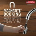 thumbnail image 2 of Delta Faucet Leland Touch Kitchen Faucet Chrome, Chrome Kitchen Faucets with Pull Down Sprayer, Kitchen Sink Faucet, Touch Faucet for Kitchen Sink, Delta Touch2O Technology, Chrome 9178T-DST, 2 of 5