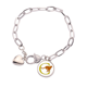 thumbnail image 1 of Leopard corriendo persiguiendo presas Pulsera de cadena de corazón joyería encanto moda, 1 of 3