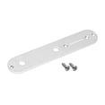 thumbnail image 1 of FashionCha Guitar Control Plate Electric Guitar Iron Switch Pickup Plate Instrument Hardware Lightweight Design Replacement With Screws Easy Install Suitable for DIY Upgrades Musician silver, 1 of 8