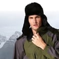 thumbnail image 3 of Trapper Hat Winter Hats for Men & Women | Faux Fur Hat, 3 of 8