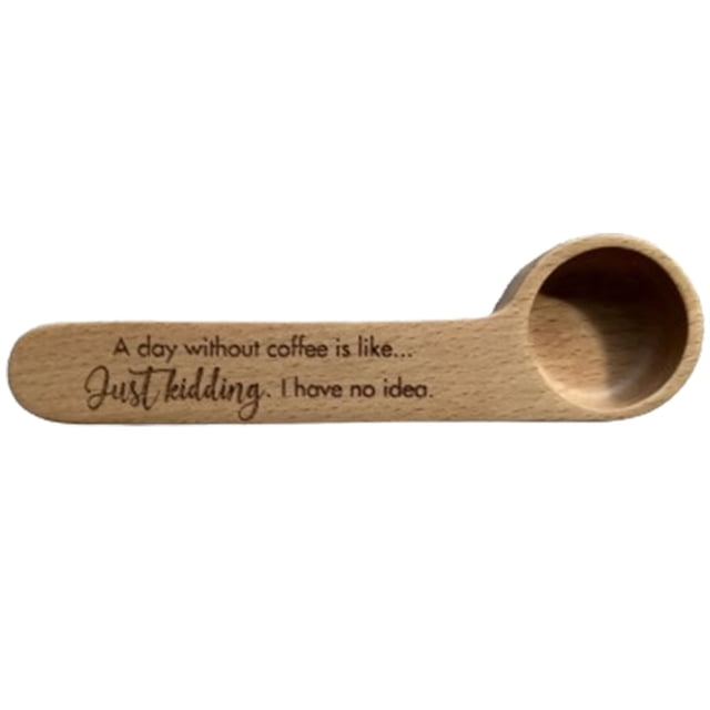 Coffee Scoop | Unique Bag Clip For Coffee Lovers Wooden Coffee Scoop And Bag Clip Coffee Measuring Scoop Hanging Rack Coffee Scoop Clip Funny Wooden Coffee Measuring Scoop