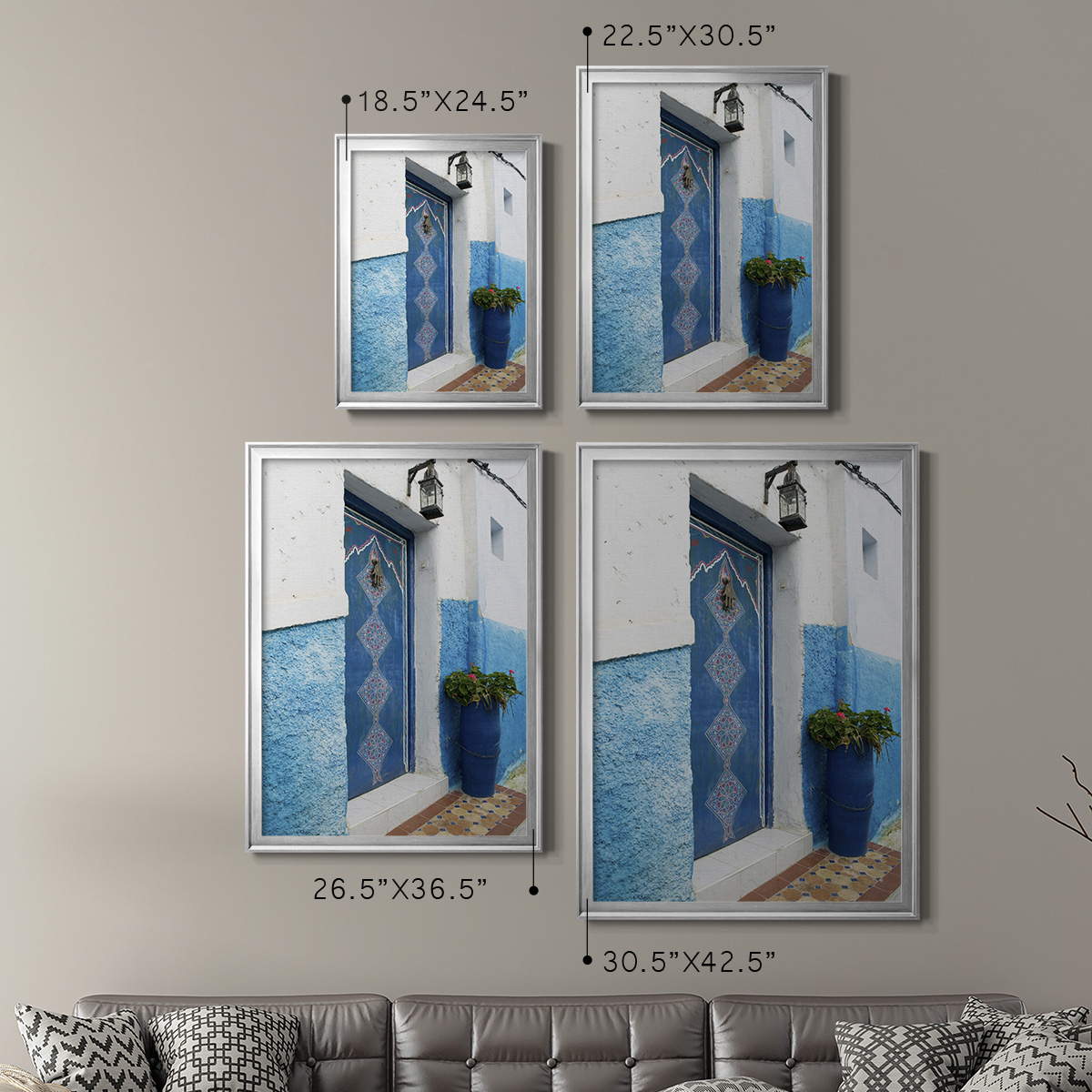 Morocco Door Premium Classic Framed Print - Ready to Hang