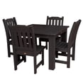 thumbnail image 2 of Highwood Furniture Lehigh 5pc Round Dining Set-Finish:Black,Shape:Round, 2 of 10