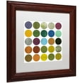 thumbnail image 2 of Trademark Fine Art "Rustic Rounds 5.0" Canvas Art by Michelle Calkins, White Matte, Wood Frame, 2 of 4
