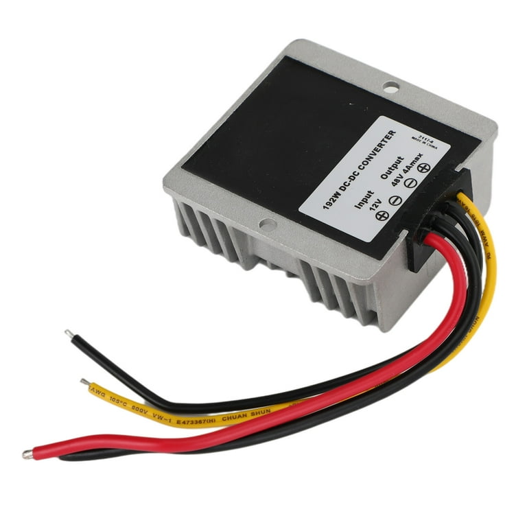 SMAKN Waterproof DC/DC Converter 12V To 48V 4A 192W Step-Up Power Supply Module