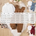 thumbnail image 3 of WXFAZCVU Baby Girl Clothes Fall Outfits Soft Long Sleeve Top and Overall Pants Clothing Set Size 12-18 Months, 3 of 4
