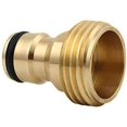 thumbnail image 4 of 2pcs Garden Hose Quick Connector 3/4 Inch Brass Male Thread Hose Nozzle Quick Connect Adapter, 4 of 5