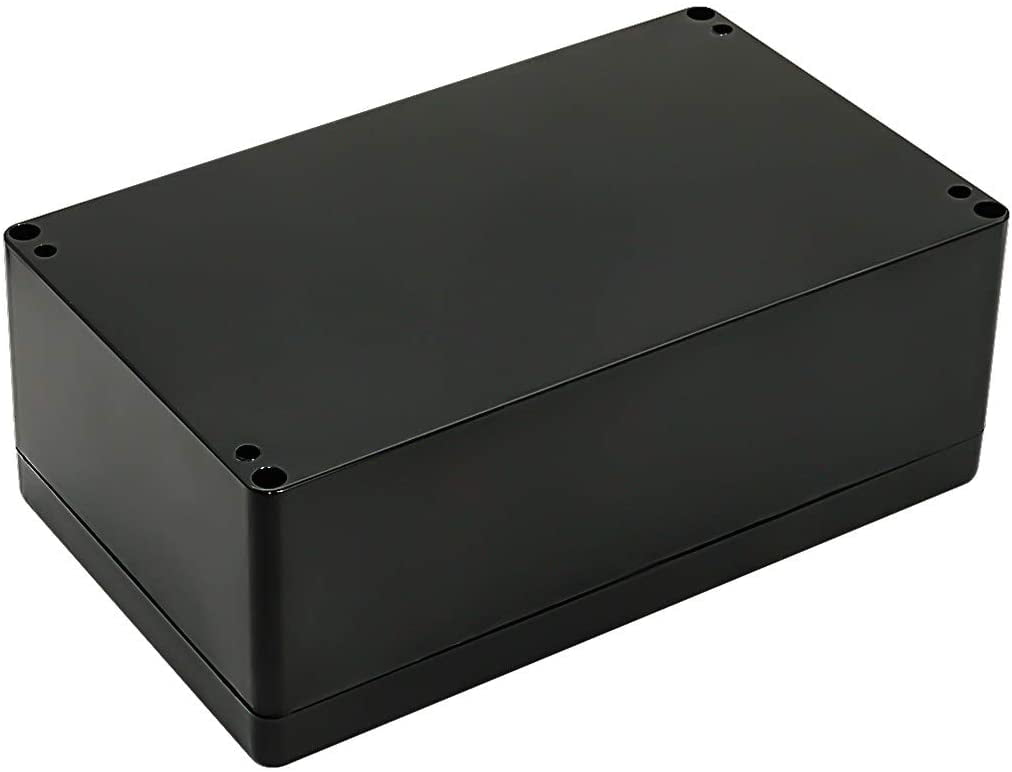 60x25x16mm Zulkit 5Pcs Project Boxes ABS Plastic Electrical Project Case Power Junction Box Black 2.36 x 0.98 x0.63 