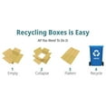 thumbnail image 2 of - 6x4x4 Pack of 100 Corrugated Cardboard Packing Shipping Mailing Moving Carton Boxes, 2 of 4