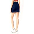 thumbnail image 2 of Stylesindia Skirt with Shorts for Women's & Girl's Solid High Waist Flared Skater Short Mini Skirt (US, Alpha, X-Large, Regular, Regular, Navy), 2 of 2