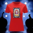 thumbnail image 3 of Playera Blusa Con Impresion De El Retrato De Loteria Dia De Muertos Tradicion Mexicana Color Rojo Talla Mediana Marca Emil SaEs, 3 of 4