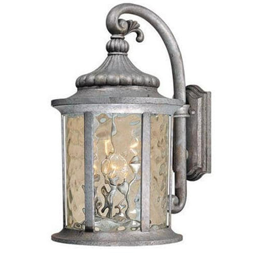 Patriot Lighting Valencia Gilded Silver 28" Outdoor Wall Light
