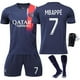thumbnail image 4 of 2024 - 25 uniforme de fútbol infantil FC uniforme de fútbol infantil Neymar Jr sudadera de aficionados uniforme juvenil de manga corta - 7l, 4 of 7