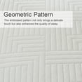 thumbnail image 4 of Davulos Full/Queen Quilt Bedding Set White 3 Pieces Lightweight Soft Modern Geometric Bedspreads, Coverlet Set Quilts for Queen Bed (1 Quilt and 2 Pillow Shams), 4 of 10
