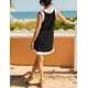 thumbnail image 4 of Conjunto de 2 piezas de vestido y pantalones cortos con bloques de color bohemio para mujer Synound, 4 of 6