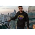 thumbnail image 4 of Game Garment Basketball Team Sports Fan Mens Hoodies Hooded Sweatshirt - Los Angeles Skyline Hoodie Black XS-3XL, 4 of 6