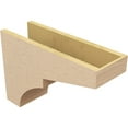 thumbnail image 5 of 7"W x 21"D x 14"H Classic Monterey Rough Cedar Woodgrain TimberThane Corbel, Primed Tan, 5 of 6