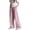 Pink&&100, variant on CONROSES Girls Baggy Pants Wide Leg Casual Pants for Girls Trendy Plaid Elastic Waist Summer Jogger Pants With Pockets