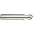 thumbnail image 2 of YG-1 - 0321L High Speed Steel NC Spotting Drill Bit, Uncoated (Bright), Straight Shank, Slow Spiral, 90 Degree, 1/2" Diameter x 4-1/64" Length (Pack of 1), 2 of 3
