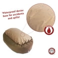 thumbnail image 4 of Majestic Pet Sherpa Poly/Cotton Bagel Pet Bed for Dogs, Calming Dog Bed Washable, Large, Khaki, 4 of 4