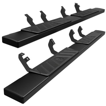 Tyger Auto 6" Riser Running Boards Compatible with 2024-2025 Toyota Tacoma (Fits Hybrid) | Double Cab | TG-RS6T62598 | Side Step Rails Nerf Bars