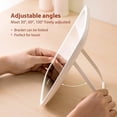 thumbnail image 4 of Miroir de Maquillage Écran Tactile Miroir de Vanité avec Luminosité LED Réglable Portable Rechargeable USB, 4 of 5