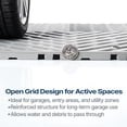thumbnail image 4 of FlooringInc Nitro Garage Floor Tiles, Vented Pattern, Interlocking, Gunmetal, 12"x12", 1 pack, 1 sq/ft, 4 of 11