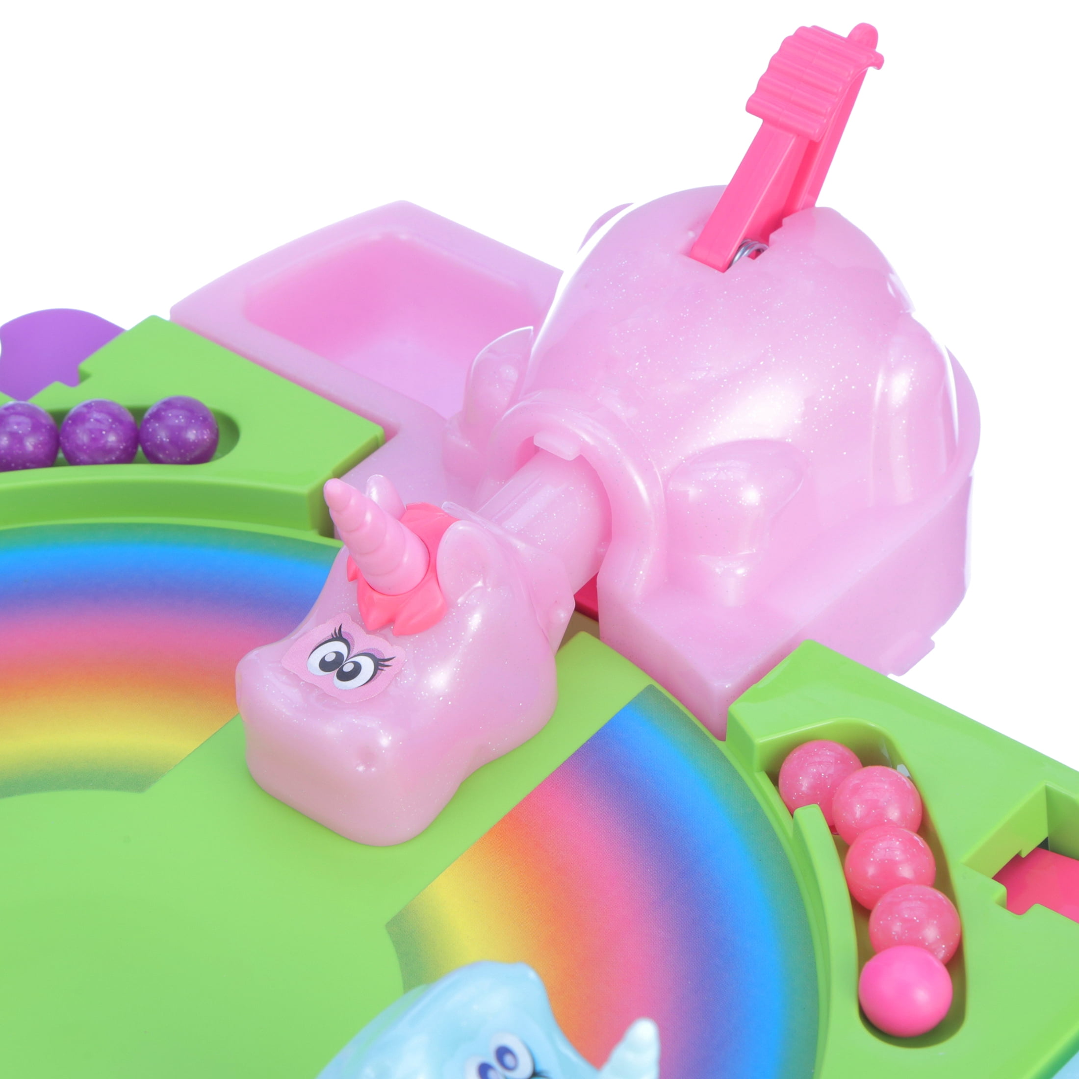 Unicorn Edition Board Game Hungry Hungry Hippos RARE