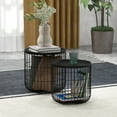 thumbnail image 6 of Coffee Table Set of 2 - Nesting Table with Storage, 6 of 9