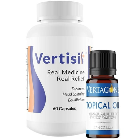 Vertisil & Vertagone Combo instant relief of vertigo symptoms including Dizziness, Nausea, Motion Sickness,