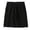 Black, variant on SUYIDA Women's Heavyweight Straight Leg Five Point Shorts Loose Fit Solid Color Casual Summer Style Versatile Everyday Wear Breathable Soft With Elastic Waistband High