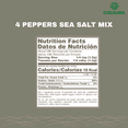 thumbnail image 5 of Coralina Four Pepper Sea Salt – Exquisite Blend of Black, White, Green & Red Pepper. Adds Depth & Spice to Any Dish. Refillable Ceramic Grinder. Gluten-Free, 5 of 6