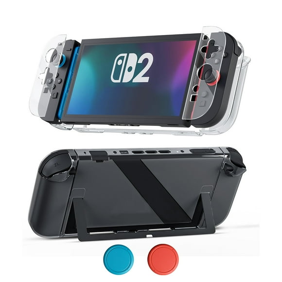 Funda estuche Case Protector Rígido Acrílica para consola NSwitch-2 color Transparente