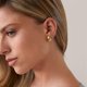 thumbnail image 3 of Pendientes de acero inoxidable con galvanoplastia en oro de 14 quilates shaofei estilo minimalista, 3 of 5
