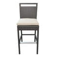 thumbnail image 2 of Armen Living Tropez Patio Wicker Barstool, Beige, 2 of 4