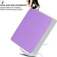 thumbnail image 4 of iPad Mini 8.3 Inch 6 Gen [ Mini 6th Generation 2021 ] A2567&nbsp;A2568 A2569 MK893LL/A MK8E3LL/A MK8C3LL/A Trifold Slim Smart TPU Transparent Back Cover with Adjustable Stand Feature - Purple, 4 of 6