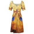 thumbnail image 6 of Dragonfly in Amber Dress Woman dresses dress for woman women's clothing summer 2024 novelties luxury dresses, 6 of 7