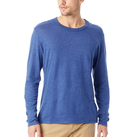 Alternative Men's Keeper Vintage Jersey Long Sleeve T-Shirt, Vintage Royal, 2XLarge