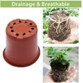 thumbnail image 4 of 100 PCS Plastic Plant Nursery Pots 7.0 Inches Seedling Cups, Plant Container, Fit for Succulents Seedlings Cuttings Transplanting, 4 of 7