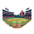 thumbnail image 6 of cartoon Baseball Stadium Stickers, Waterproof Baseball Stadium Sticker for Water Bottle Laptop Phone Cases Planner Skateboard Luggage Helmet Party Favor Decor, Ideal for Adults Teens Teacher Rewards, 6 of 9