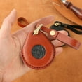 thumbnail image 3 of Colaxi Key Cover PU Leather or Key Chains, Fit For Boyfriend Father , Brown, 3 of 7