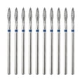 thumbnail image 1 of Juego de brocas para uñas de esmeril Unique Bargains 10 piezas 3/32 pulgadas 44.2 mm Azul, 1 of 1