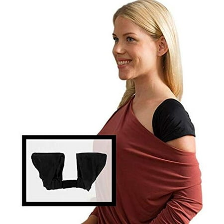 Swedish Posture Feminine Shoulder Support - Shoulder Posture Corrector for Women - Sleek Soft Undergarment Shoulder Brace - Improves Posture Relieves Tension Stress and Stiff (Best Way To Relieve Shoulder Tension)
