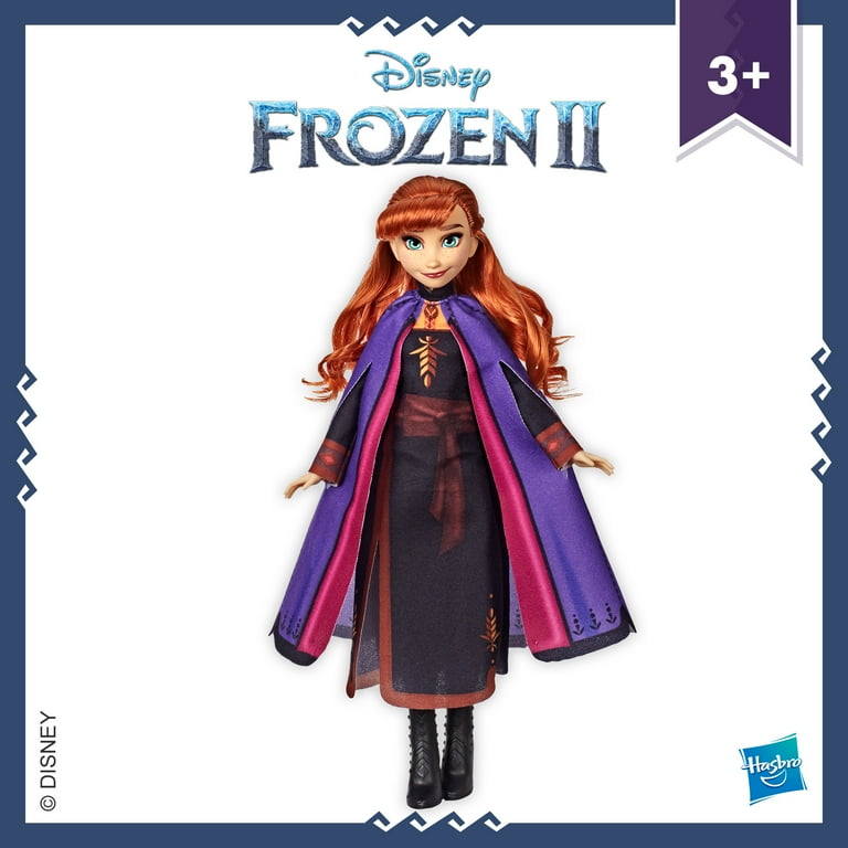 Disney Frozen 2 Anna Fashion Doll with Long Red Hair & Movie