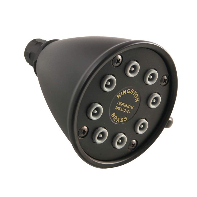 Kingston Brass K139A0Mb - Alcachofa De Ducha Estilo Victoriano, Color Negro Mate