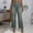 *Army Green, variant on ClodeEU Women's Faux Denim High Stretch Flare Pants with Faux Pockets,Loose Fit Casual Leggings Army Green,Womens Plus XXL