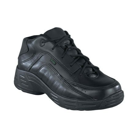 

Reebok Mens Black Leather Work Shoes Postal TCT Athletic Oxford 12 M