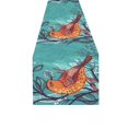 thumbnail image 2 of BSDHOME An Orange Bird And Wild Plants Cotton Linen Table Runner 16x72 Inches, 2 of 4
